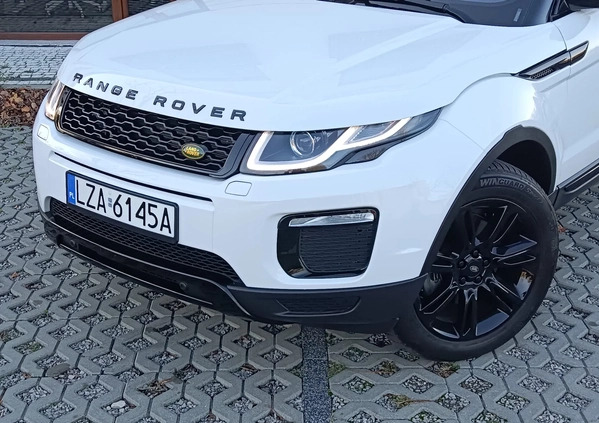 Land Rover Range Rover Evoque cena 109900 przebieg: 89000, rok produkcji 2018 z Kraków małe 497